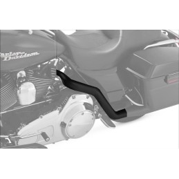 AUSPUFFANLAGEN KOLLEKTOREN COBRA TRUE DUALS SCHWARZ HARLEY DAVIDSON FLH FLT TOURING 1995-2006