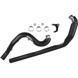 AUSPUFFANLAGEN KOLLEKTOREN COBRA TRUE DUALS SCHWARZ HARLEY DAVIDSON FLH FLT TOURING 1995-2006