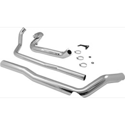 COLLETTORI SCARICO CROMATI COBRA TRUE DUALS HARLEY DAVIDSON FLH FLT TOURING 1995-2006