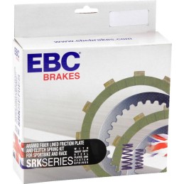 KIT DISQUES D'EMBRAYAGE EBC SRK SERIES ARAMID HARLEY DAVIDSON XL 883 SPORTSTER 2004-2022