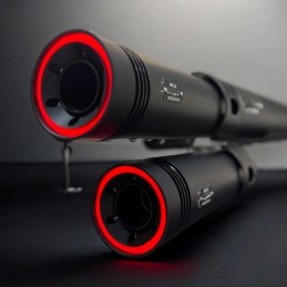 EXHAUSTS MUFFLERS SLIP-ON MCJ EDITION 100 EU APPROVED HARLEY DAVIDSON FXFB SOFTAIL FAT BOB 2018-2024