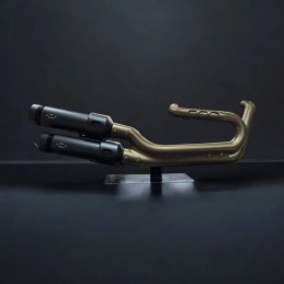 EXHAUSTS MUFFLERS SLIP-ON MCJ EDITION 100 EU APPROVED HARLEY DAVIDSON FXFB SOFTAIL FAT BOB 2018-2024