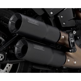 EXHAUST MUFFLERS SLIP-ON VANCE & HINES HI-OUTPUT HARLEY DAVIDSON SOFTAIL FXFB FAT BOB 2018-2024