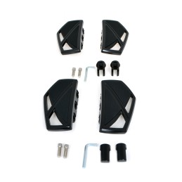 KIT PEDANE COMFORT PHANTOM CONDUCENTE/PASSEGGERO NERE HARLEY DAVIDSON SOFTAIL 2018-2025
