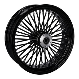 RUOTA POSTERIORE RADIALE 48 BIG SPOKE 5.50 x 18 NERA SINGOLO DISCO FRENO TUV HARLEY DAVIDSON