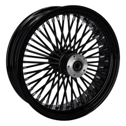 RADIAL 48 BIG SPOKE REAR WHEEL 5.50 x 18 BLACK TUV SINGLE BRAKE DISC HARLEY DAVIDSON