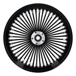 ROUE ARRIERE RADIAL 48 BIG SPOKE 5.50 x 18 NOIR TUV DISQUE DE FREIN SIMPLE HARLEY DAVIDSON
