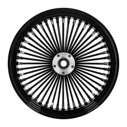 RADIAL 48 BIG SPOKE REAR WHEEL 5.50 x 18 BLACK TUV SINGLE BRAKE DISC HARLEY DAVIDSON