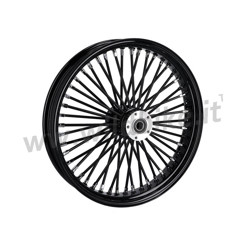 VORDERRAD RADIAL 48 BIG SPOKE 3.50 x 21 SCHWARZEN TÜV DOPPELTE BREMSE HARLEY DAVIDSON