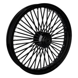 RADIAL 48 BIG SPOKE FRONT WHEEL 3,50 x 23 BLACK TUV SINGLE BRAKE DISC HARLEY DAVIDSON
