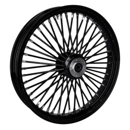 RADIAL 48 BIG SPOKE FRONT WHEEL 3,50 x 23 BLACK TUV SINGLE BRAKE DISC HARLEY DAVIDSON