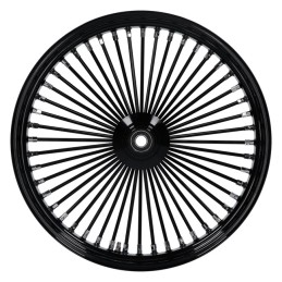 VORDERRAD RADIAL 48 BIG SPOKE 3,50 x 23 SCHWARZEN EINSCHEIBENBREMSE HARLEY DAVIDSON