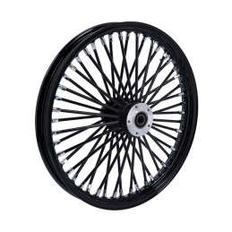 RADIAL 48 BIG SPOKE FRONT WHEEL 2.15 x 21 BLACK TUV SINGLE BRAKE DISC HARLEY DAVIDSON
