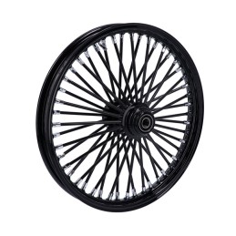 RADIAL 48 BIG SPOKE FRONT WHEEL 2.15 x 21 BLACK TUV SINGLE BRAKE DISC HARLEY DAVIDSON