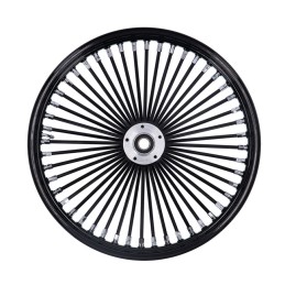 RUOTA ANTERIORE RADIALE 48 BIG SPOKE 2.15 x 21 NERA SINGOLO DISCO FRENO TUV HARLEY DAVIDSON