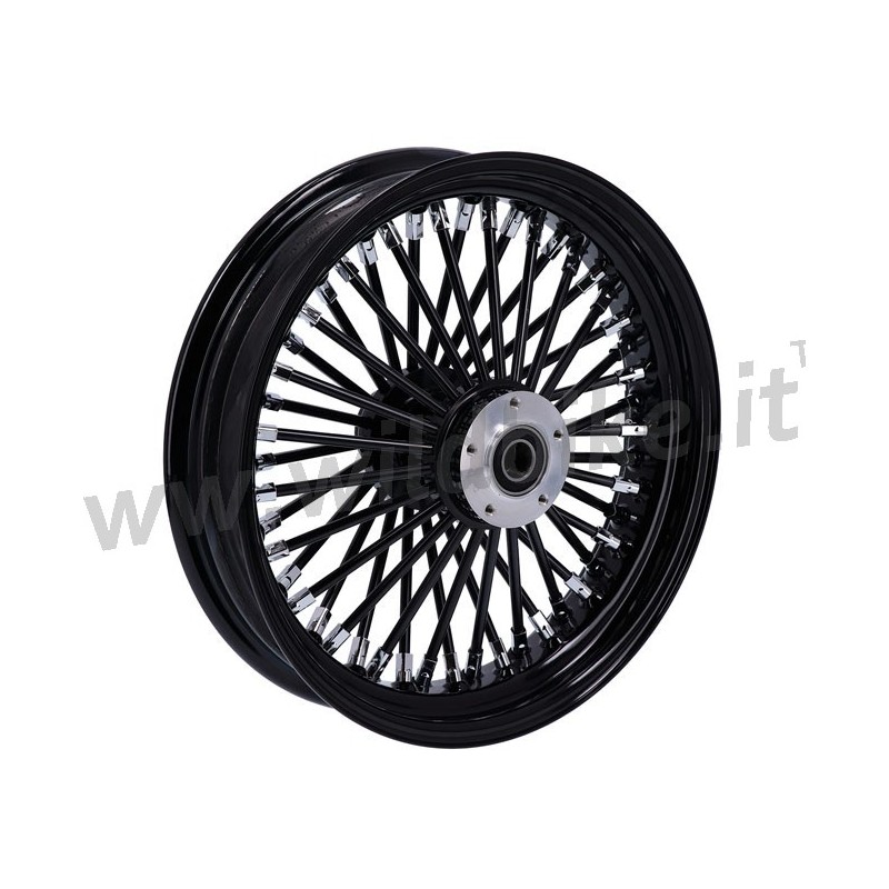 RADIAL 48 BIG SPOKE FRONT WHEEL 3.50 x 16 SD BLACK HARLEY DAVIDSON