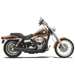 SCARICO 2IN1 BASSANI ROAD RAGE II NERO OPACO HARLEY DAVIDSON FXD DYNA 2006-2017