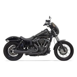 EXHAUST BASSANI 2IN1 ROAD RAGE II MATT BLACK HARLEY DAVIDSON FXD DYNA 2006-2017