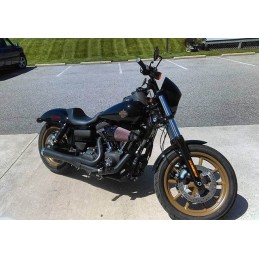 AUSPUFF 2IN1 BASSANI ROAD RAGE II MATTSCHWARZ HARLEY DAVIDSON FXD DYNA 2006-2017