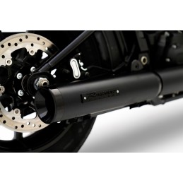EXHAUST MUFFLER 2INTO1 SLIP-ON 4" RINEHART HP40 HARLEY DAVIDSON SOFTAIL 2025-2026