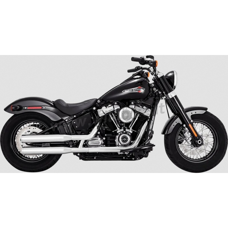 POTS D'ECHAPPEMENTS SLIP-ON VANCE & HINES ELIMINATOR 300 HARLEY DAVIDSON SOFTAIL 2018-2025