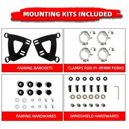 WINDSHIELD CLUB STYLE 15" HARLEY DAVIDSON RH 975 NIGHTSTER 2022-2025