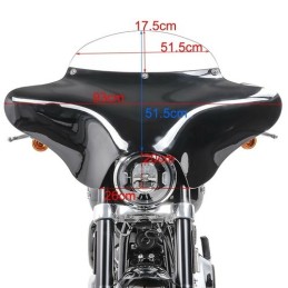 PARABREZZA CARENATURA BATWING FAIRING PER YAMAHA XVS 1100 DRAGSTAR CLASSIC 1998-2009