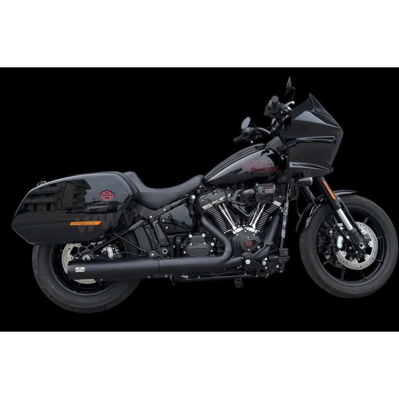 POT D'ÉCHAPPEMENT MCJ EDITION 100 SLIP-ON APPROUVÉ EU HARLEY DAVIDSON SOFTAIL  2025-2026