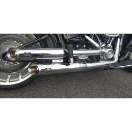 EXHAUSTS 2INTO2 MCJ RACE 90 EU APPROVED HARLEY DAVIDSON SOFTAIL FLFBS 117 FAT BOY 2025-2026