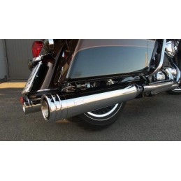 AUSPUFFANLAGE MCJ 2IN2 SLIP-ON EDITION 120 EU ZUGELASSEN HARLEY DAVIDSON FLH FLT TOURING 2025
