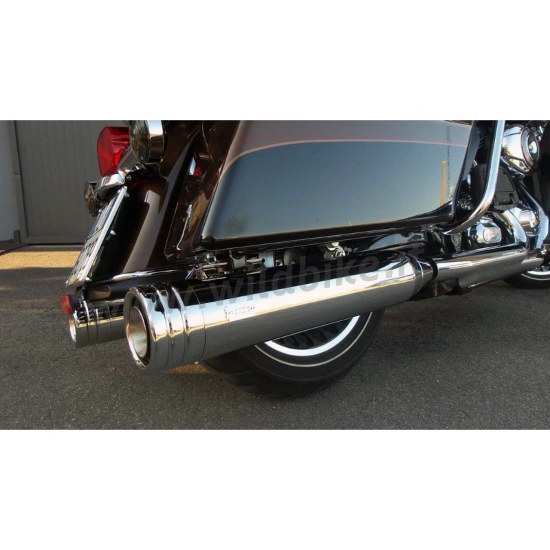 AUSPUFFANLAGE MCJ 2IN2 SLIP-ON EDITION 120 EU ZUGELASSEN HARLEY DAVIDSON FLH FLT TOURING 2025