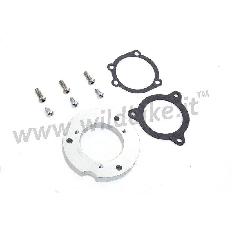 PLAQUE ADAPTATEUR FILTRE A AIR EN ALUMINIUM HARLEY DAVIDSON FLH FLT TOURING 2008-2016