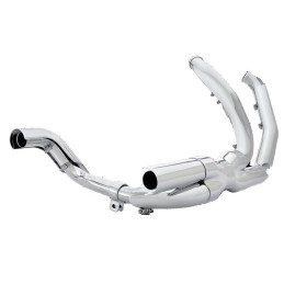 COLLETTORI DI SCARICO VANCE & HINES POWER DUALS PCX™ CROMATI HARLEY DAVIDSON FLH FLT TOURING 2009-2016