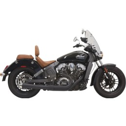 AUSPUFF SYSYEM 2IN1 BASSANI ROAD RAGE MEGAPHONE SHORT SCHWARZ INDIAN SCOUT 2015-2023