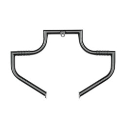 TUBO PARAMOTORE LINDBY MAGNUMBAR® NERO LUCIDO HARLEY DAVIDSON FLS SOFTAIL 2000-2017