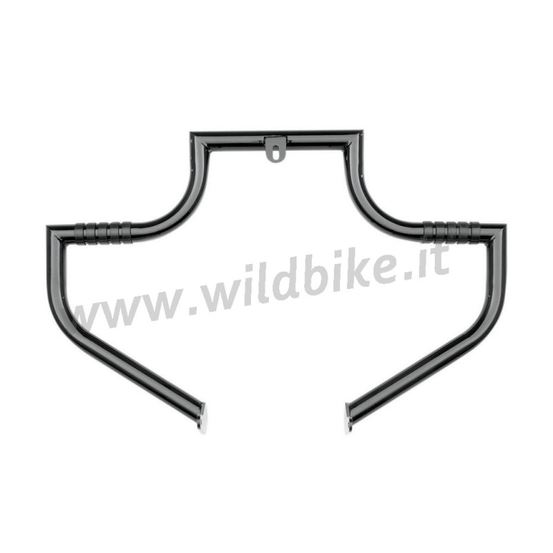 TUBO PARAMOTORE LINDBY MAGNUMBAR® NERO LUCIDO HARLEY DAVIDSON FLS SOFTAIL 2000-2017