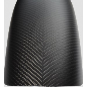 PARAFANGO ANTERIORE IN FIBRA DI CARBONIO NERO OPACO HARLEY DAVIDSON FLH FLT TOURING 2009-2025