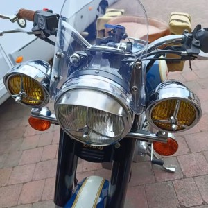 SUPPORT DE PHARE AUXILIAIRE UNIVERSEL MOTO CUSTOM ET HARLEY DAVIDSON