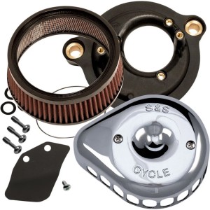 LUFTFILTER S&S AIR STINGER™ MINI TEARDROP CHROM HARLEY DAVIDSON SOFTAIL 2018-2024