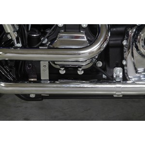 COMPLETE EXHAUSTS SET WYATT FISHTAIL 30" CHROME HARLEY DAVIDSON FLH FLT TOURING 2017-2024