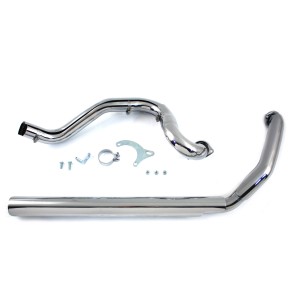 COLLECTEURS CROSSOVER DUALS CHROMEE ECHAPPEMENTS HARLEY DAVIDSON FLH FLT TOURING 1995-2006