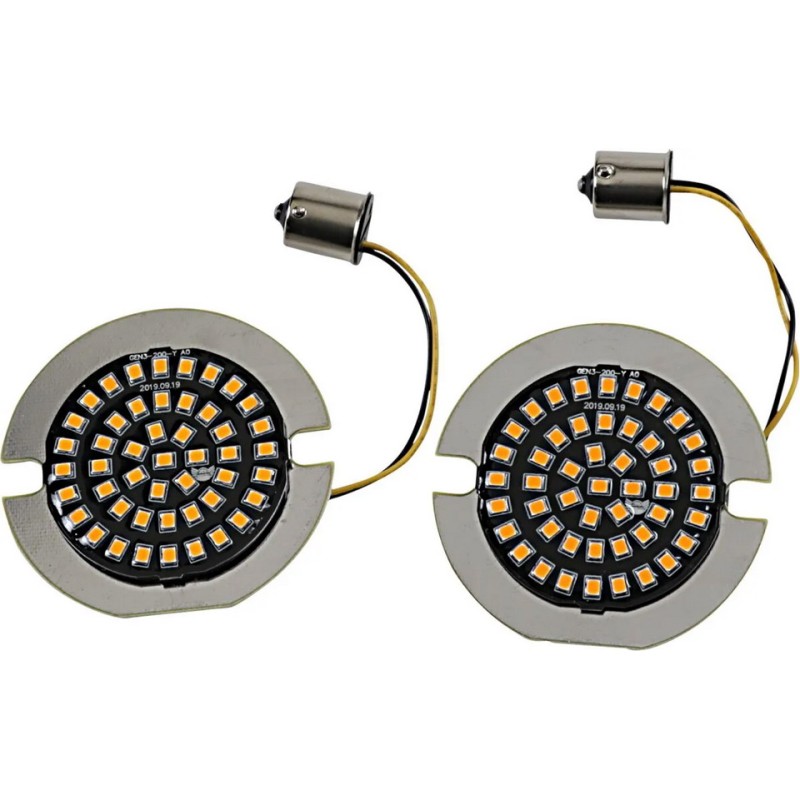 INSERTI CONVERSIONE LED ARANCIONE PER FRECCE HARLEY DAVIDSON 2000-2017