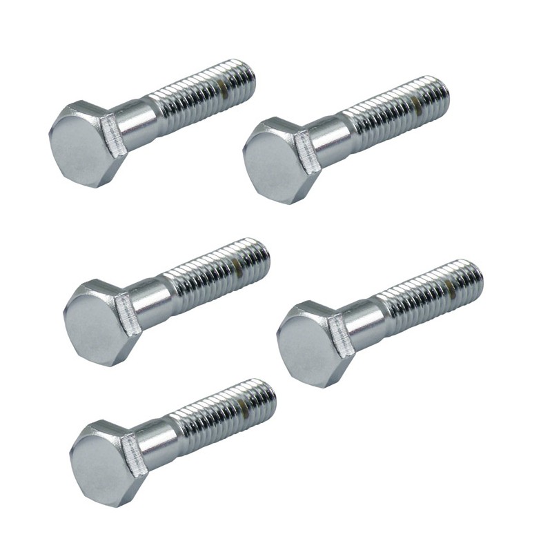 CHROME HEX BOLTS 3/8"-16 X 2-1/4" FOR HARLEY DAVIDSON