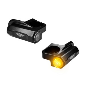 BLINKER NANO SPOT SCHWARZEN LED EU ZUGELASSEN HARLEY DAVIDSON RH 1250 SPORTSTER S 2021-2025