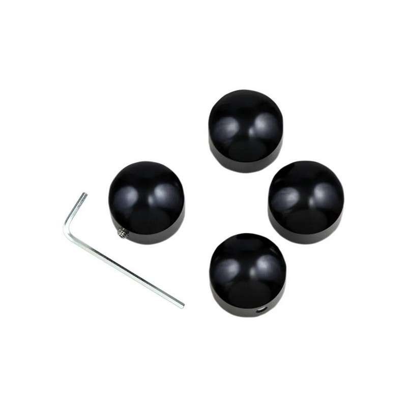 COUVERTURES BOULON NOIR KIT POUR TETE ROCKER HARLEY DAVIDSON TWIN CAM 1999-2017
