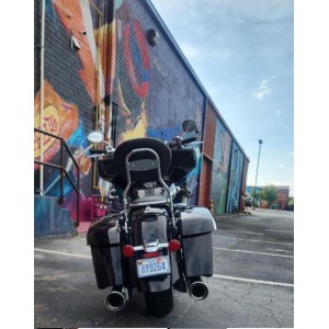 EXHAUSTS MUFFLER SLIP-ON 3" COBRA NH CHROME INDIAN TOURING CRUISER 2014-2026