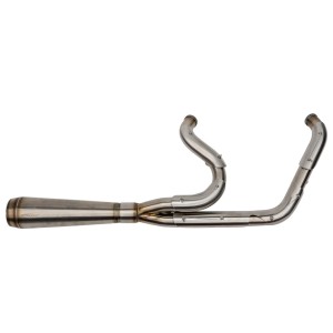 SYSTÈME D'ÉCHAPPEMENT 2-1 TRASK ASSAULT INOX HARLEY DAVIDSON FXS FLS SOFTAIL 2001-2017