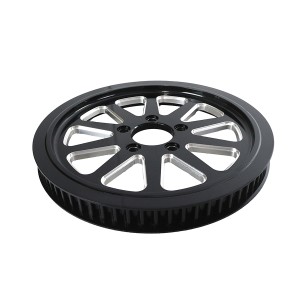 BLACK REAR PULLEY 68 TEETH FOR HARLEY DAVIDSON XL SPORTSTER 2007-2021