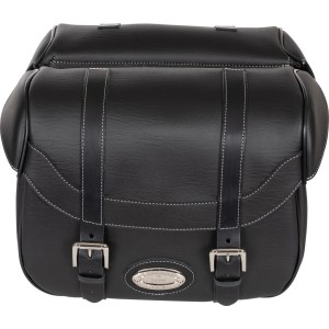 SADDLEBAGS LEATHER CLASSIC CUSTOM JUMBO 28 L CUSTOM MOTORCYCLE AND HARLEY DAVIDSON