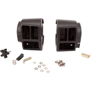 GUSCI BLOCCHI NERI COMANDI PULSANTI MANUBRIO HARLEY DAVIDSON 1982-1995